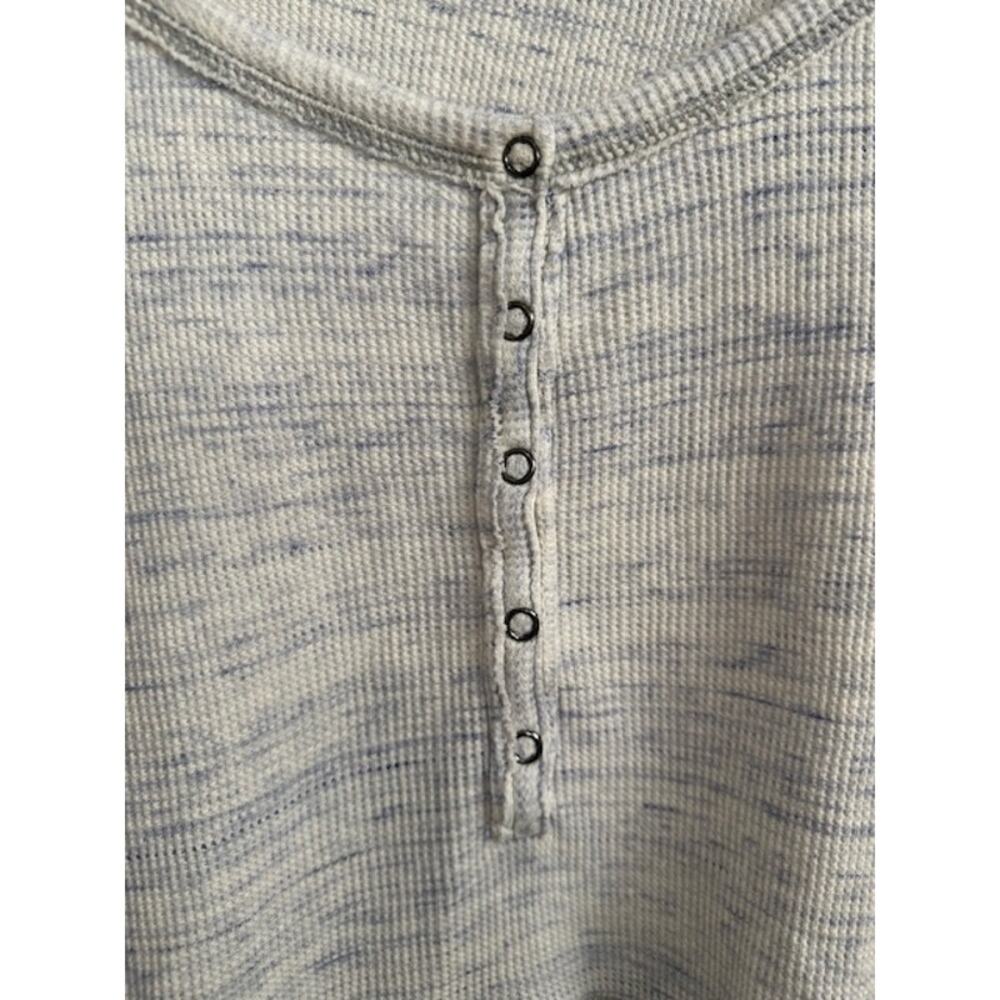 We The Free Coastline Peplum Thermal Henley Size: Medium - Picture 3 of 7